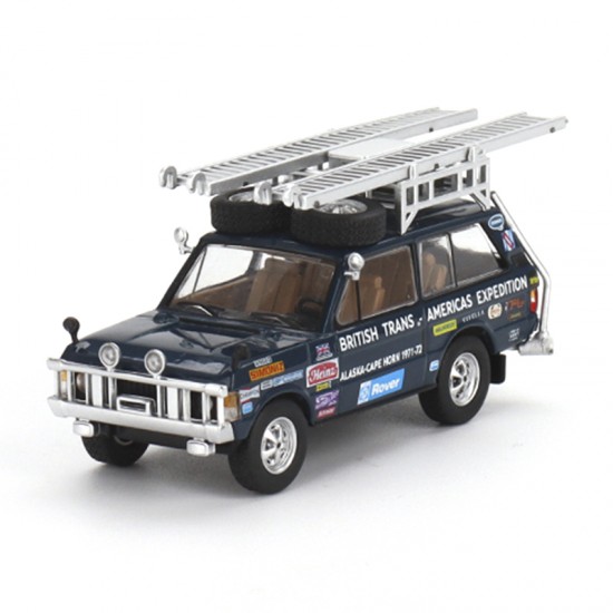 RANGE ROVER - 1971 BRITISH TRANS-AMERICAN EXPEDITION - Mini GT 1:64 scale