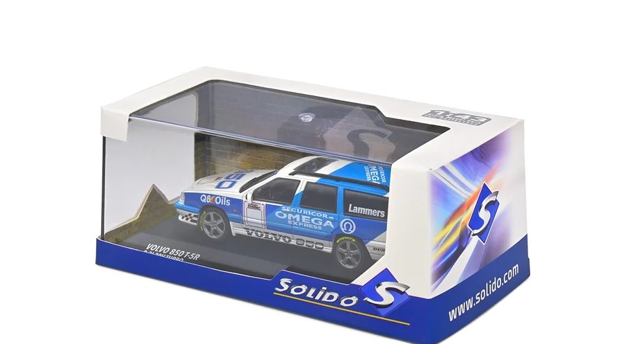 VOLVO 850 T5-R 2.3I 20V TURBO 1995 TRIBUTE WHITE - 1:43 SCALE DIECAST MODEL - Image 2