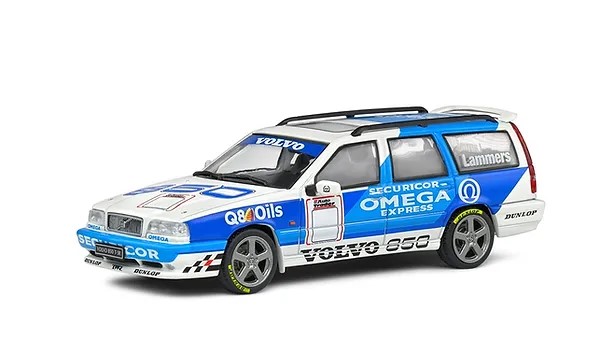 VOLVO 850 T5-R 2.3I 20V TURBO 1995 TRIBUTE WHITE - 1:43 SCALE DIECAST MODEL - Image 3