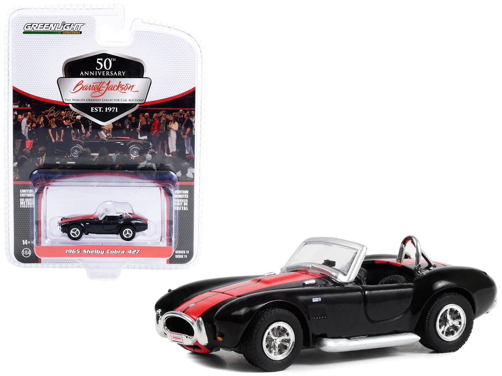 SHELBY COBRA 427 - 1965 (Barrett Jackson 50th anniversary) - 1:64 SCALE - Image 2