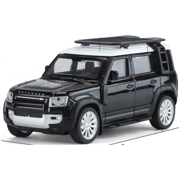 LAND ROVER DEFENDER 110 BLACK - QIYI 1:43 SCALE DIECAST MODEL