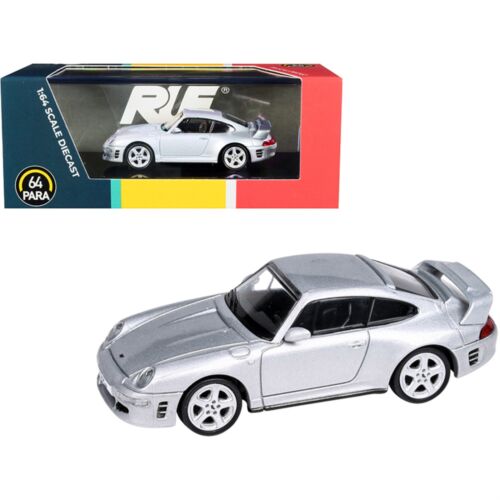 PORSCHE 911 RUF CTR2 SILVER - PARAGON 1:64 SCALE