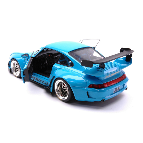 PORSCHE 911 RWB Bodykit Shingen Blue 2018 - 1:18 SCALE