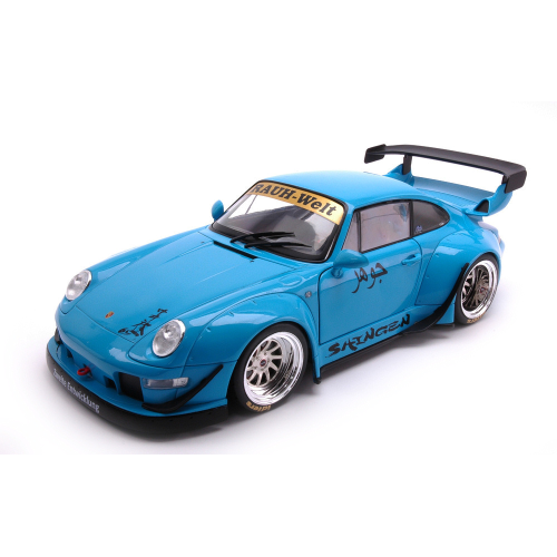 PORSCHE 911 RWB Bodykit Shingen Blue 2018 - 1:18 SCALE - Image 3