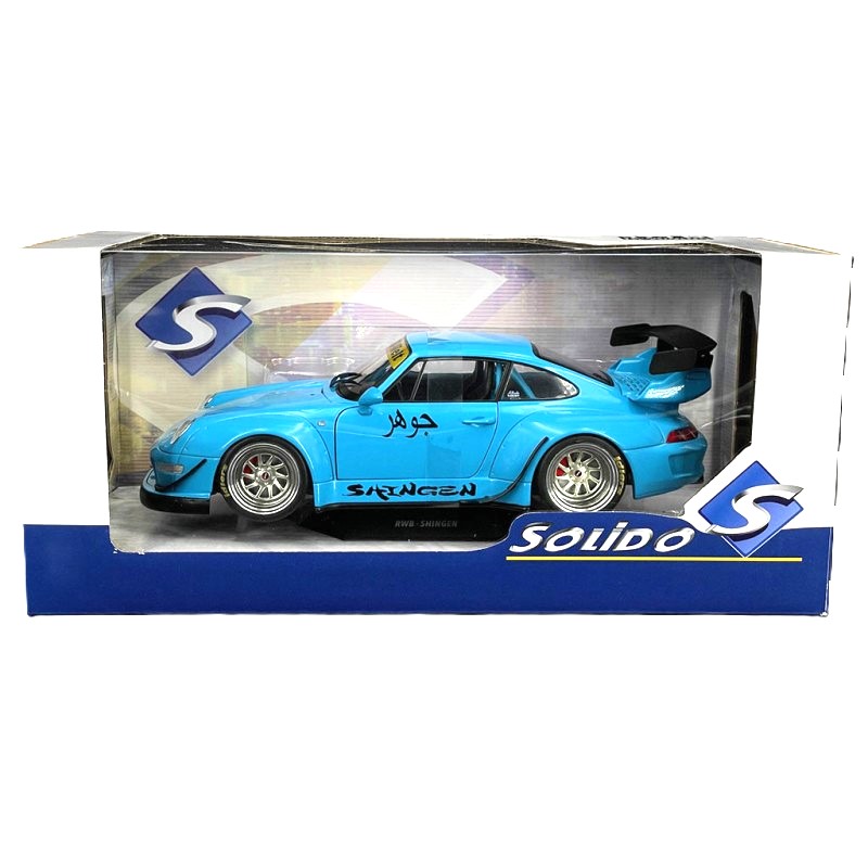 PORSCHE 911 RWB Bodykit Shingen Blue 2018 - 1:18 SCALE - Image 6