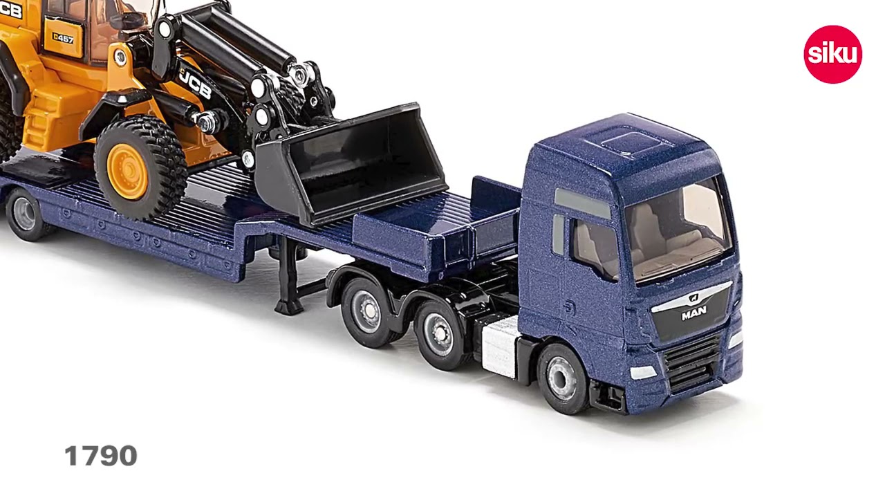 MAN TRUCK WITH LOW LOADER & JCB - 1:87 SCALE MODEL - Image 6
