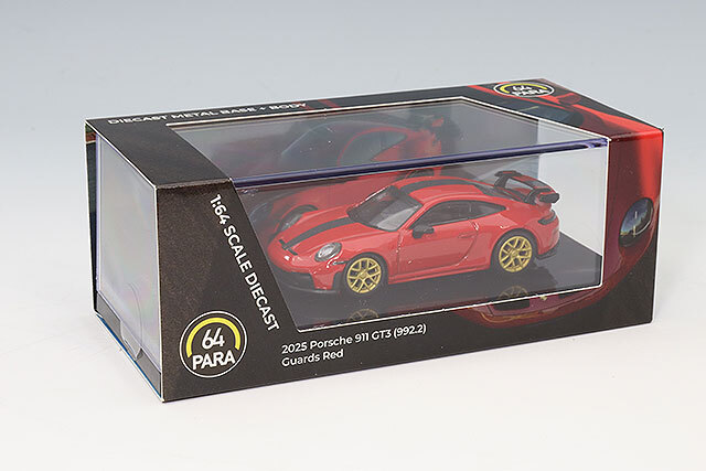 PORSCHE 911 GT3 (992.2) RED - 64 PARA 1:64 SCALE - Image 6
