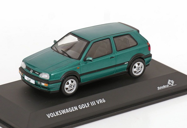 VW GOLF MKIII VR6 1994 GREEN - 1:43 SCALE DIECAST MODEL