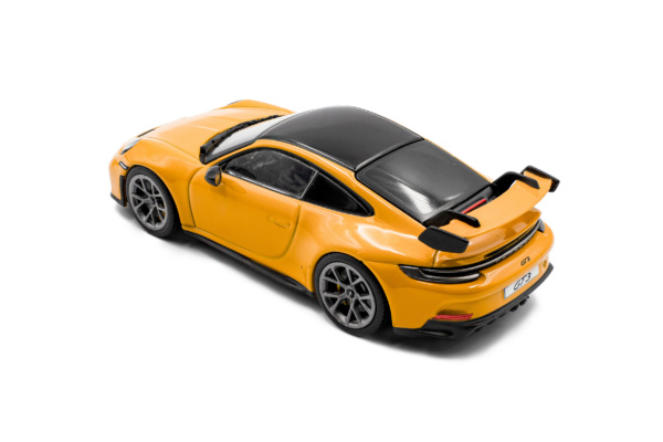 PORSCHE 992 GT3 YELLOW 2023 - 1:43 SCALE DIECAST MODEL