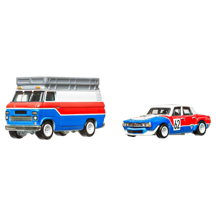 ROVER P6 1970 & HW RALLY HAULER #62 - HOTWHEELS TEAM TRANSPORT - 1:64 SCALE - Image 2
