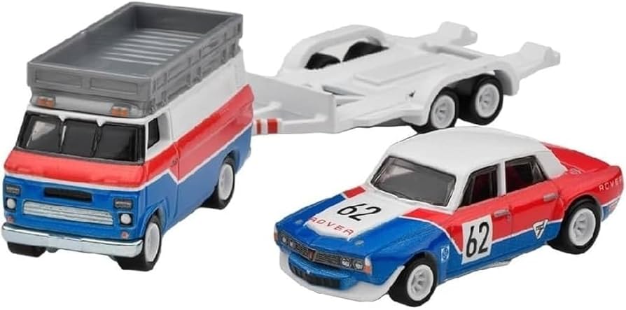 ROVER P6 1970 & HW RALLY HAULER #62 - HOTWHEELS TEAM TRANSPORT - 1:64 SCALE - Image 6