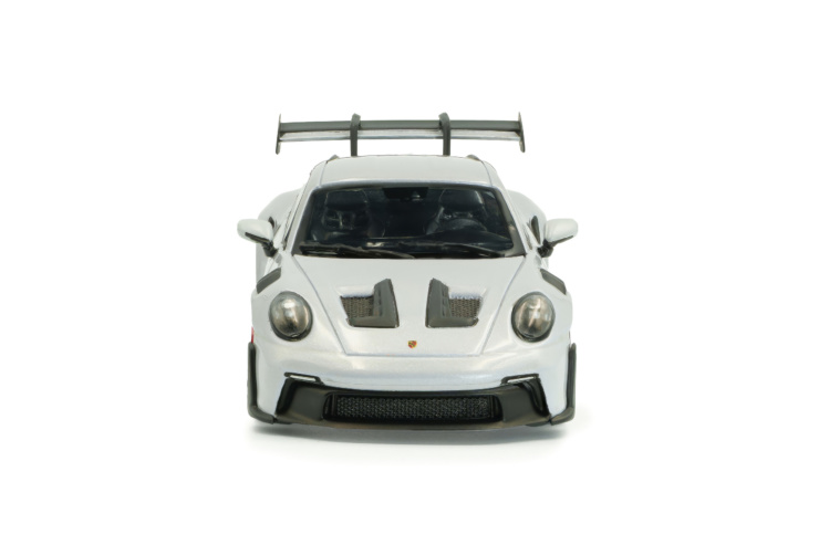 PORSCHE 911 (992) GT3 RS - ICE GREY w/RED - SOLIDO - 1:43 SCALE DIECAST MODEL - Image 6