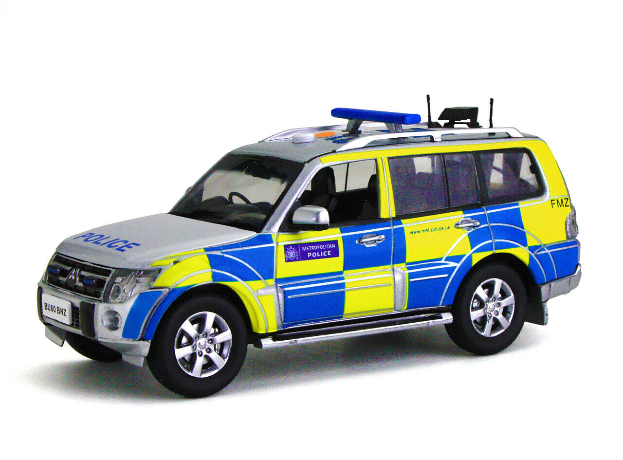 MITSUBISHI SHOGUN METROPILITAN POLICE VEHICLE - VITESSE - 1:43 SCALE