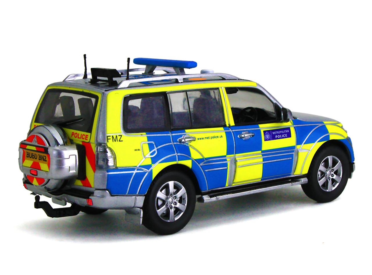 MITSUBISHI SHOGUN METROPILITAN POLICE VEHICLE - VITESSE - 1:43 SCALE - Image 5