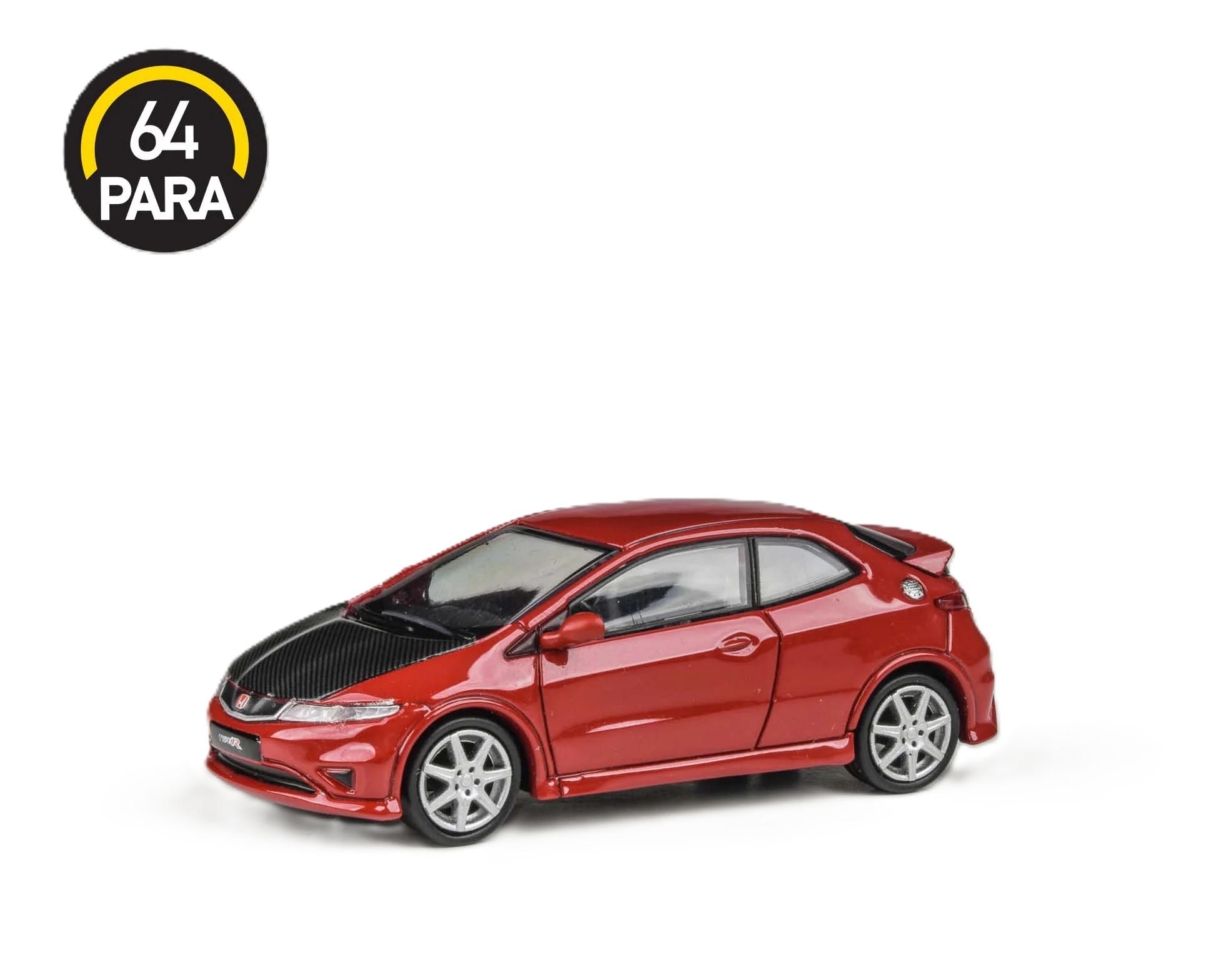 HONDA CIVIC TYPE-R FN2 RED/CARBON 2007 - PARAGON 1:64 SCALE - Image 3