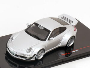 PORSCHE RWB 997 SILVER - 1:43 SCALE - IXO MODELS