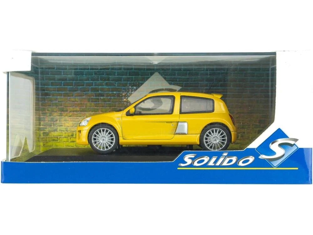 RENAULT CLIO V6 ph.2 - 2003 - JAUNE SIRIUS - SOLIDO 1:43 SCALE - Image 2