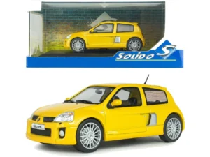 RENAULT CLIO V6 ph.2 - 2003 - JAUNE SIRIUS - SOLIDO 1:43 SCALE