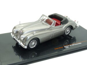 JAGUAR XK 140 CABRIOLET DARK GREY 1956 - IXO 1:43 SCALE MODEL
