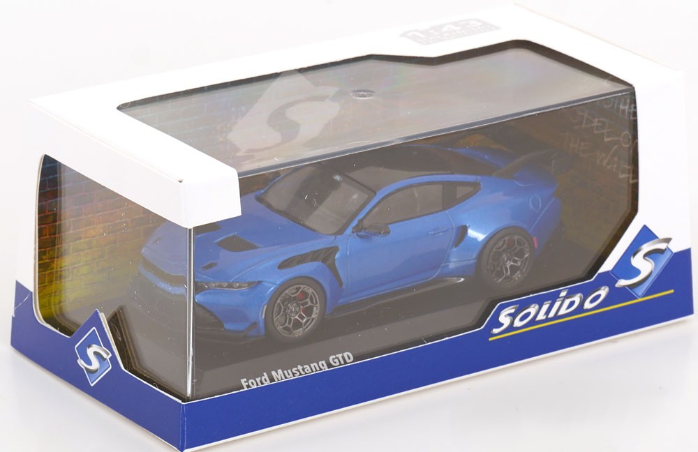 FORD MUSTANG GTD INDULGENT BLUE 2025 - 1:43 SCALE DIECAST MODEL - Image 7