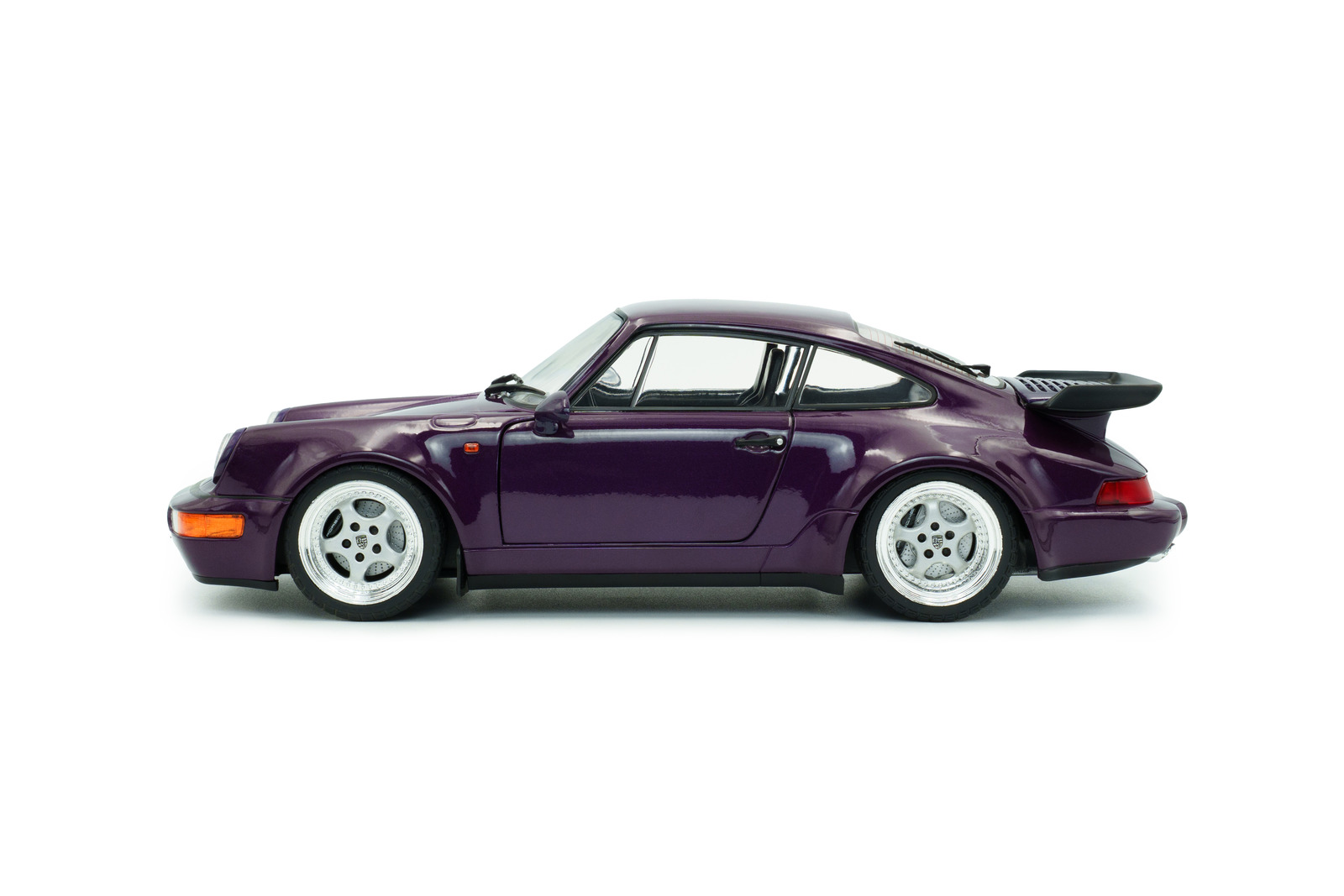 PORSCHE 911 (964) TURBO VIOLET BLUE - SOLIDO 1:18 SCALE DIECAST MODEL - Image 5
