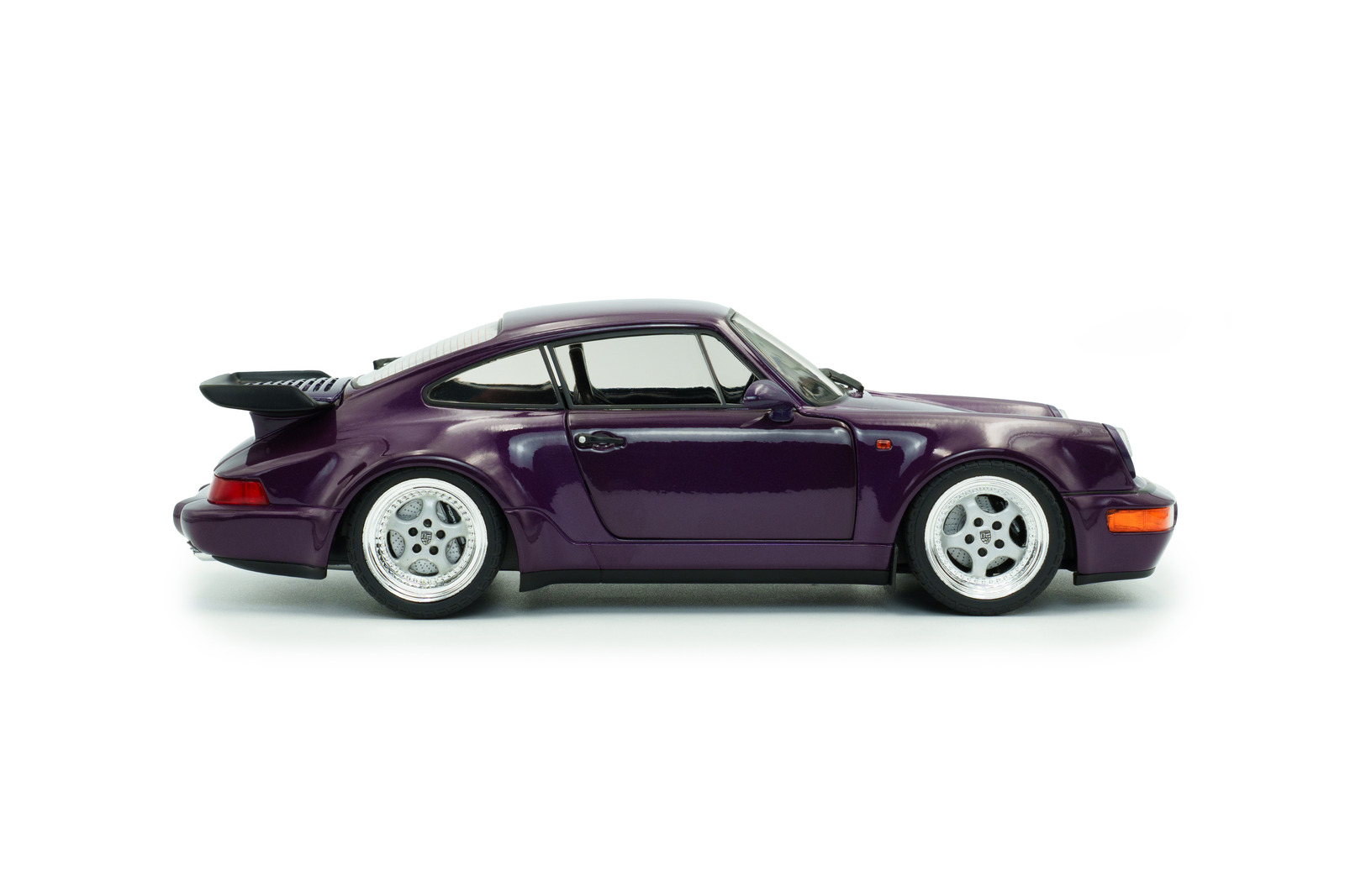 PORSCHE 911 (964) TURBO VIOLET BLUE - SOLIDO 1:18 SCALE DIECAST MODEL - Image 6