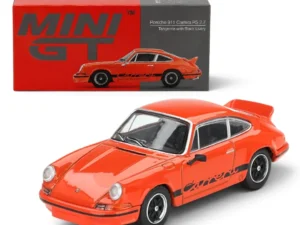 PORSCHE 911 CARRERA RS 2.7 TANGERINE (RHD) - MINI GT - 1:64 SCALE