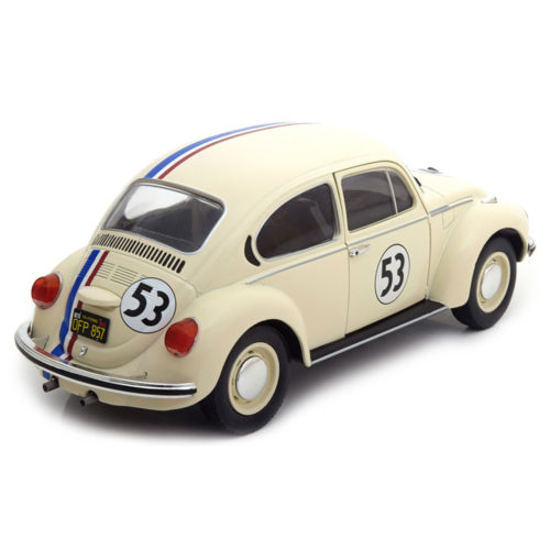 VOLKSWAGEN BEETLE 1303 No. 53 CREAM - SOLIDO 1:18 SCALE DIECAST MODEL - Image 2