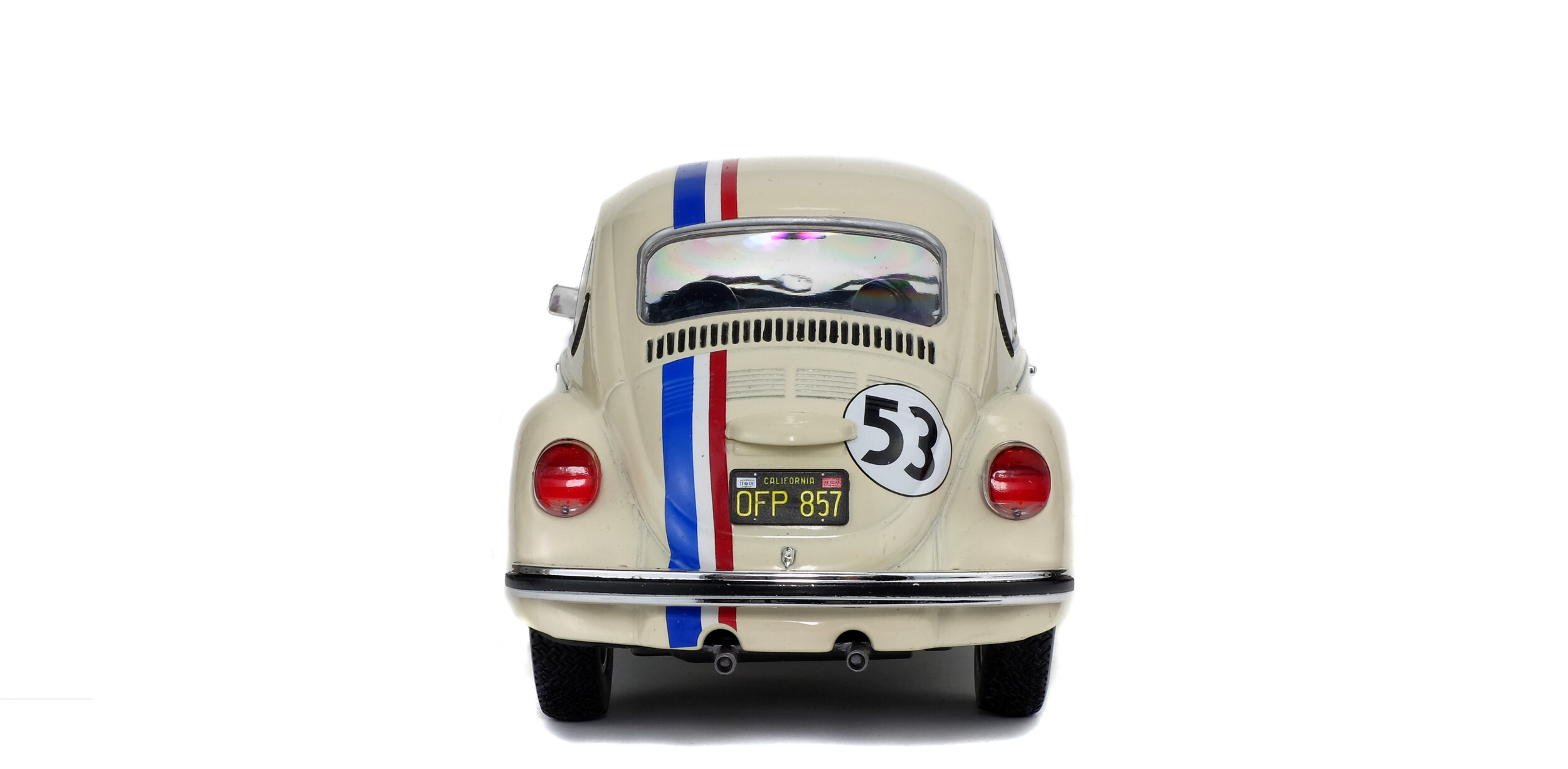 VOLKSWAGEN BEETLE 1303 No. 53 CREAM - SOLIDO 1:18 SCALE DIECAST MODEL - Image 5