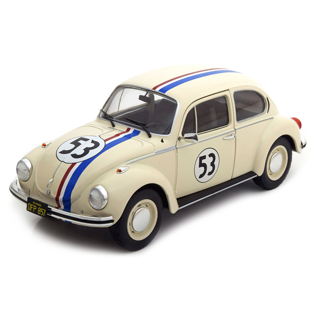 VOLKSWAGEN BEETLE 1303 No. 53 CREAM - SOLIDO 1:18 SCALE DIECAST MODEL - Image 8