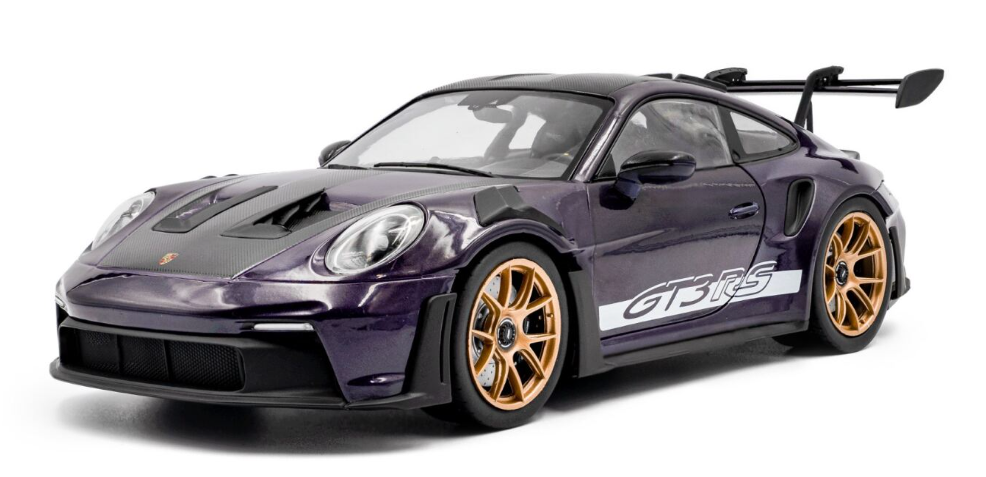 PORSCHE 911 GT3 RS WEISSACH PACKAGE VIOLA PURPLE - SOLIDO 1:18 SCALE DIECAST MODEL - Image 2