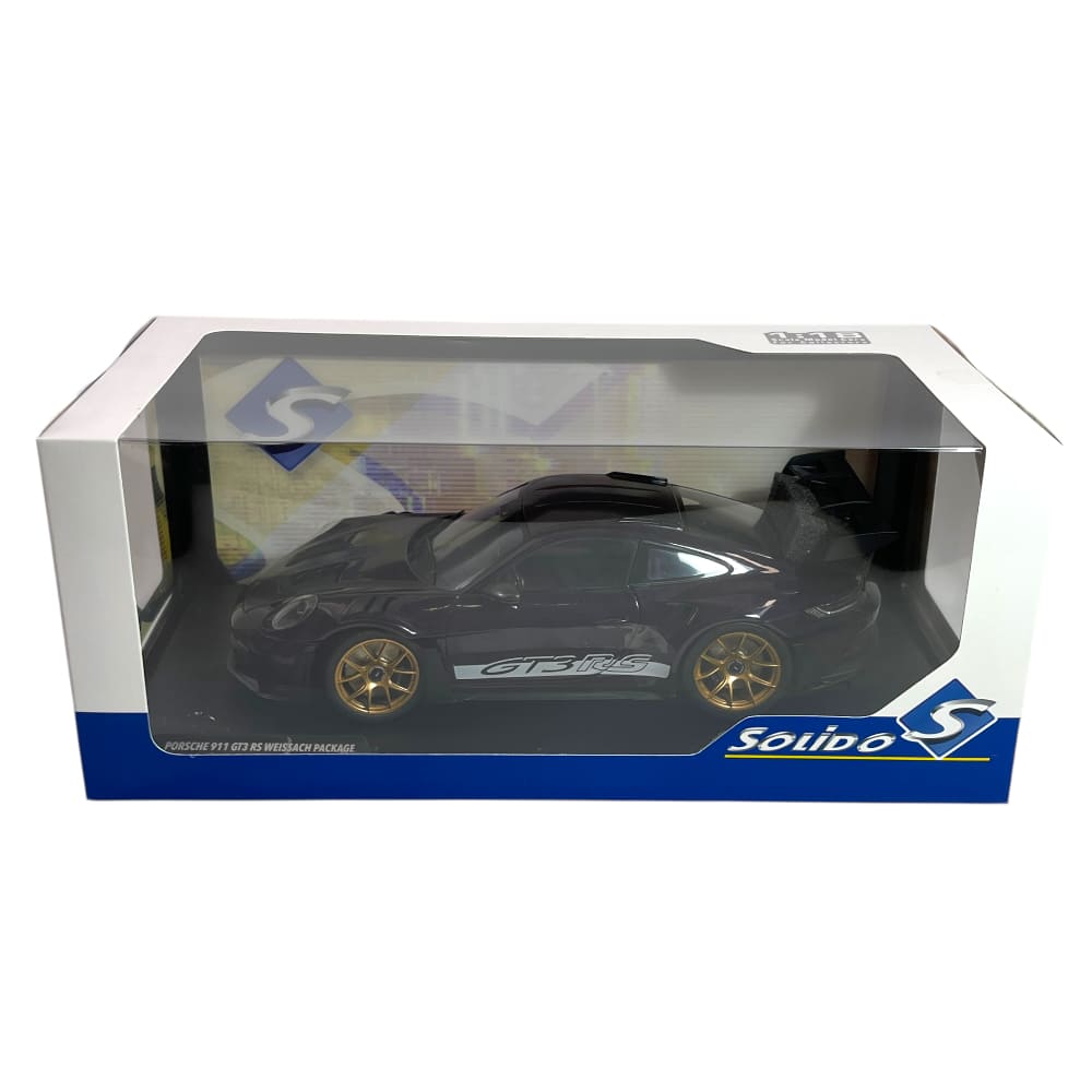 PORSCHE 911 GT3 RS WEISSACH PACKAGE VIOLA PURPLE - SOLIDO 1:18 SCALE DIECAST MODEL - Image 5