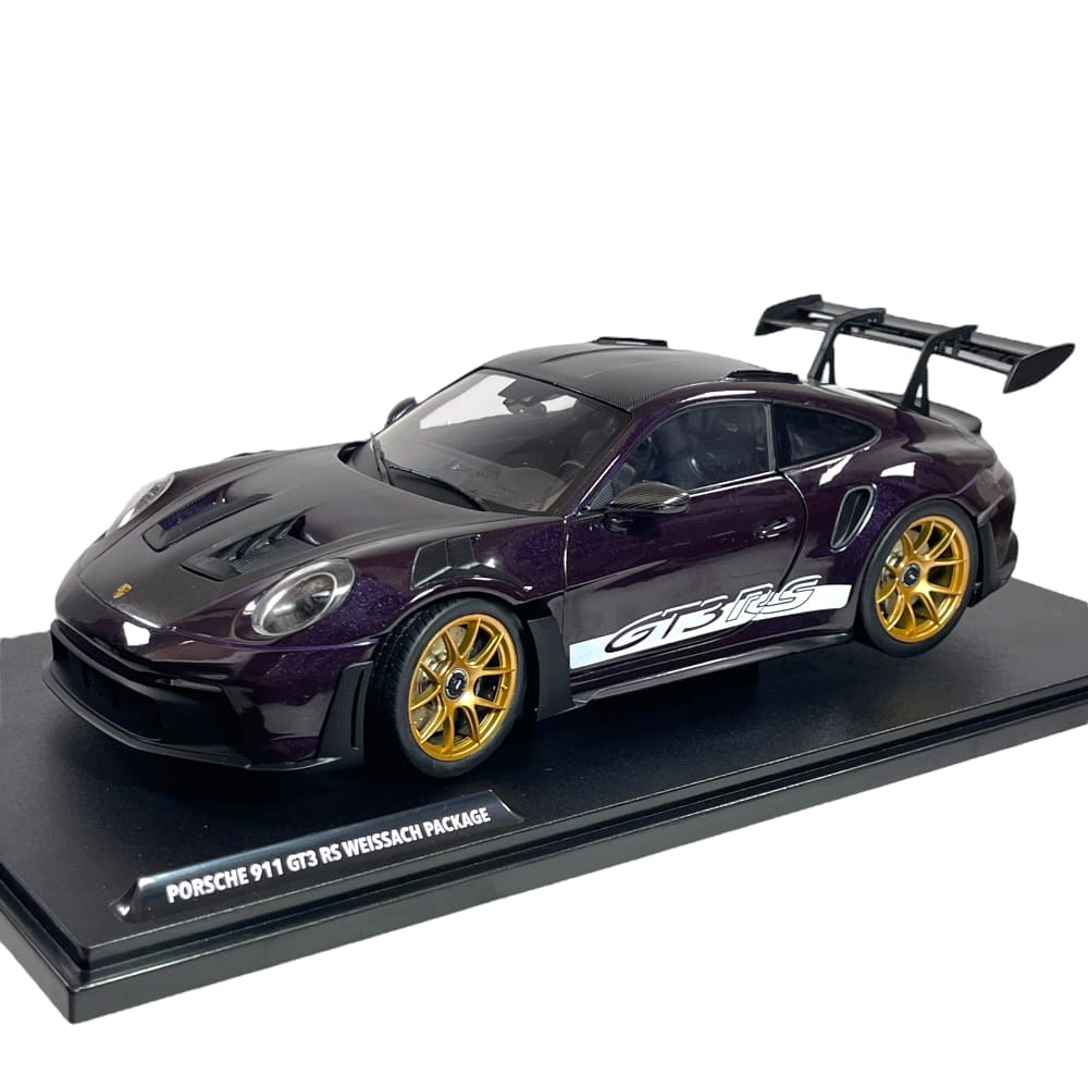 PORSCHE 911 GT3 RS WEISSACH PACKAGE VIOLA PURPLE - SOLIDO 1:18 SCALE DIECAST MODEL - Image 6