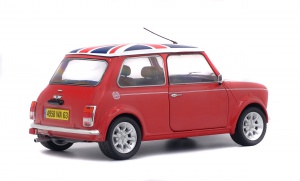 MINI COOPER SPORT PACK - RED With UNION JACK - SOLIDO 1:18 SCLAE MODEL - Image 4