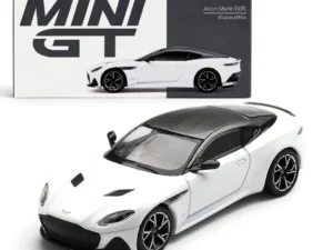 ASTON MARTIN DBS STRATUS WHITE - MINI GT - 1:64 SCALE