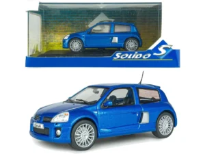 RENAULT CLIO V6 PH.2 BLUE ILIADE - SOLIDO 1:43 SCALE DIECAST MODEL