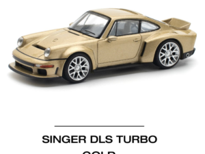 PORSCHE SINGER DLS TURBO GOLD - Pop Race 1:64 scale Model